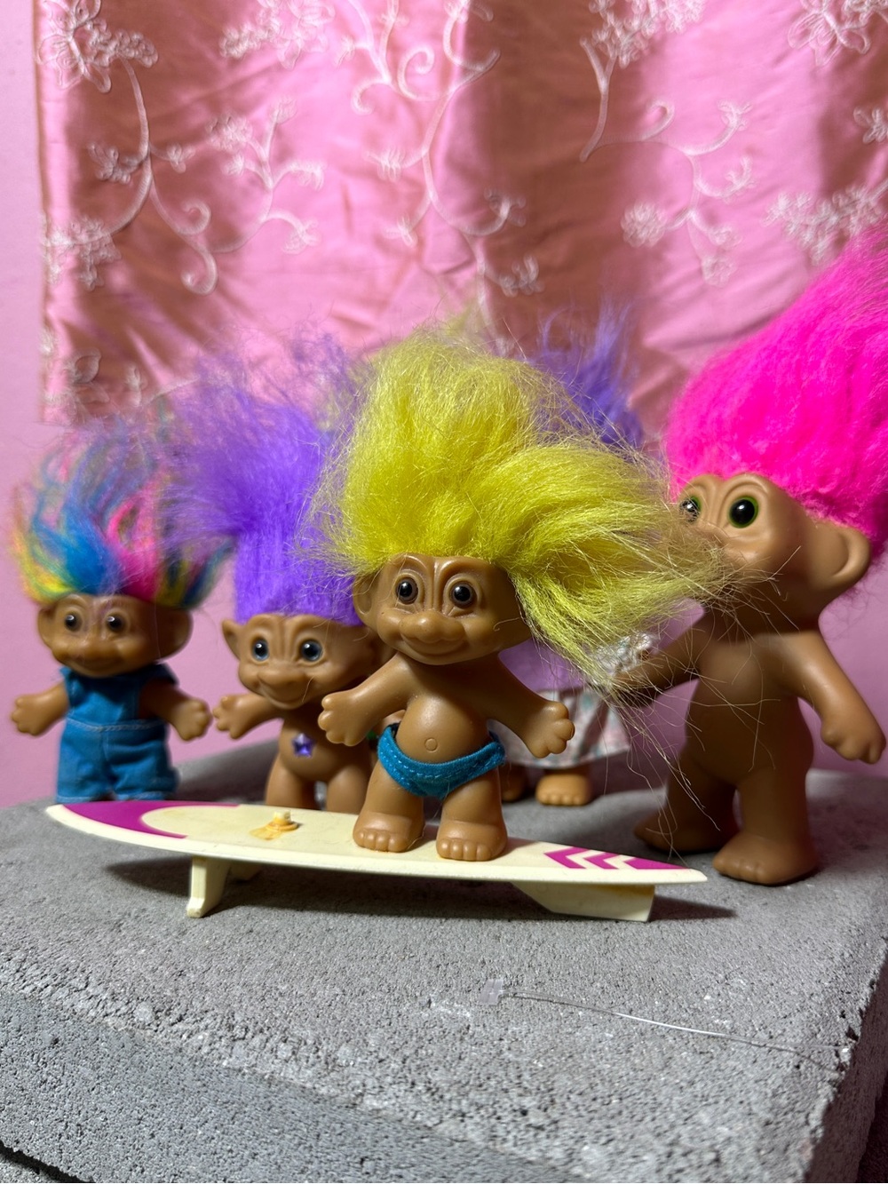 trolls dolls vintage bundle of 6 1980s trolls
